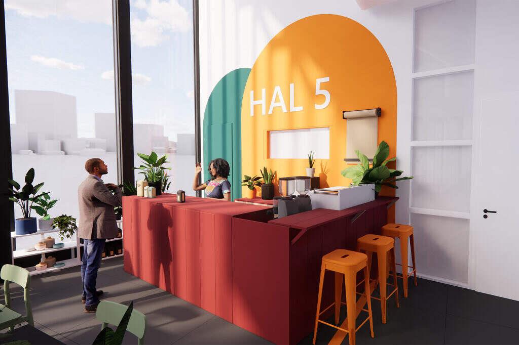 Koffiebar inrichting met klein budget door professionele interieurontwerpers uit Den Haag.