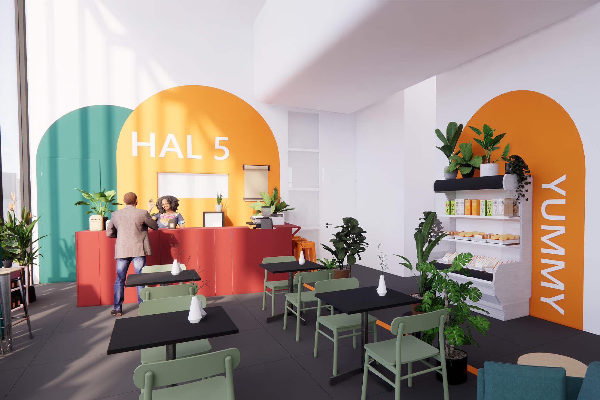 Bedrijfspand ontwerp door interieurontwerper uit Den Haag. Renovatie zakelijk interieur. 