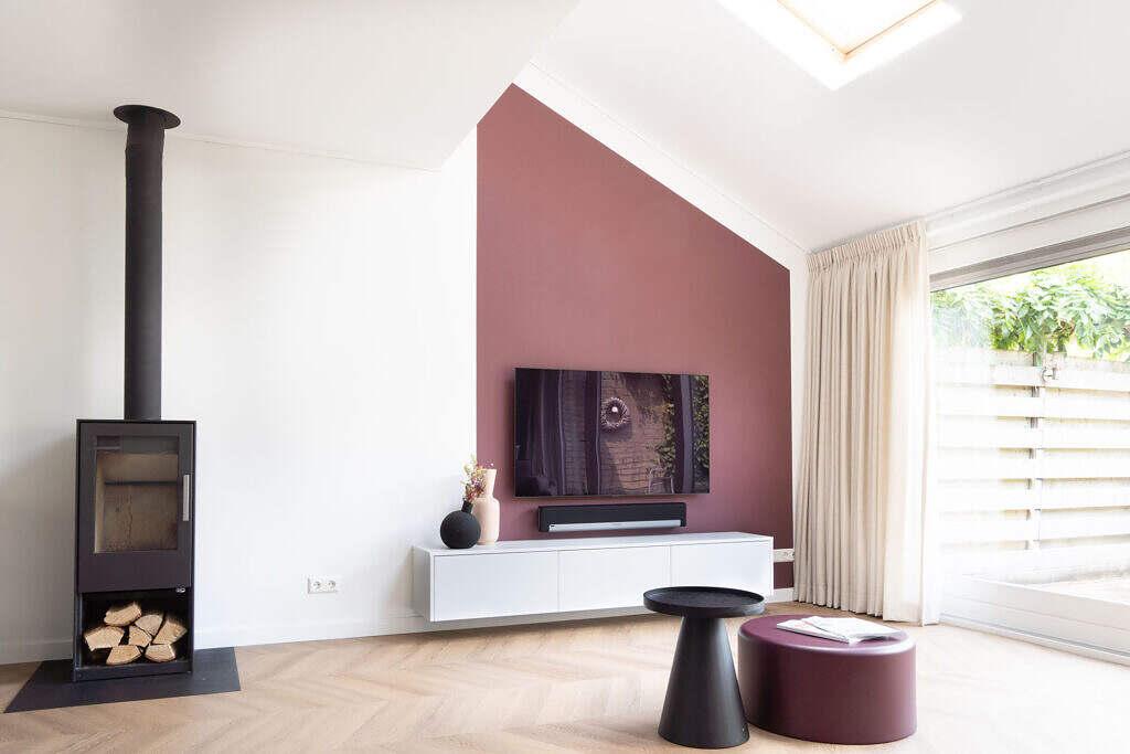 we are MOSO – Hoogland – Tv hoek Compleet interieuradvies door ontwerper uit Gouda. Op maat gemaakt advies met maatwerkmeubelen.