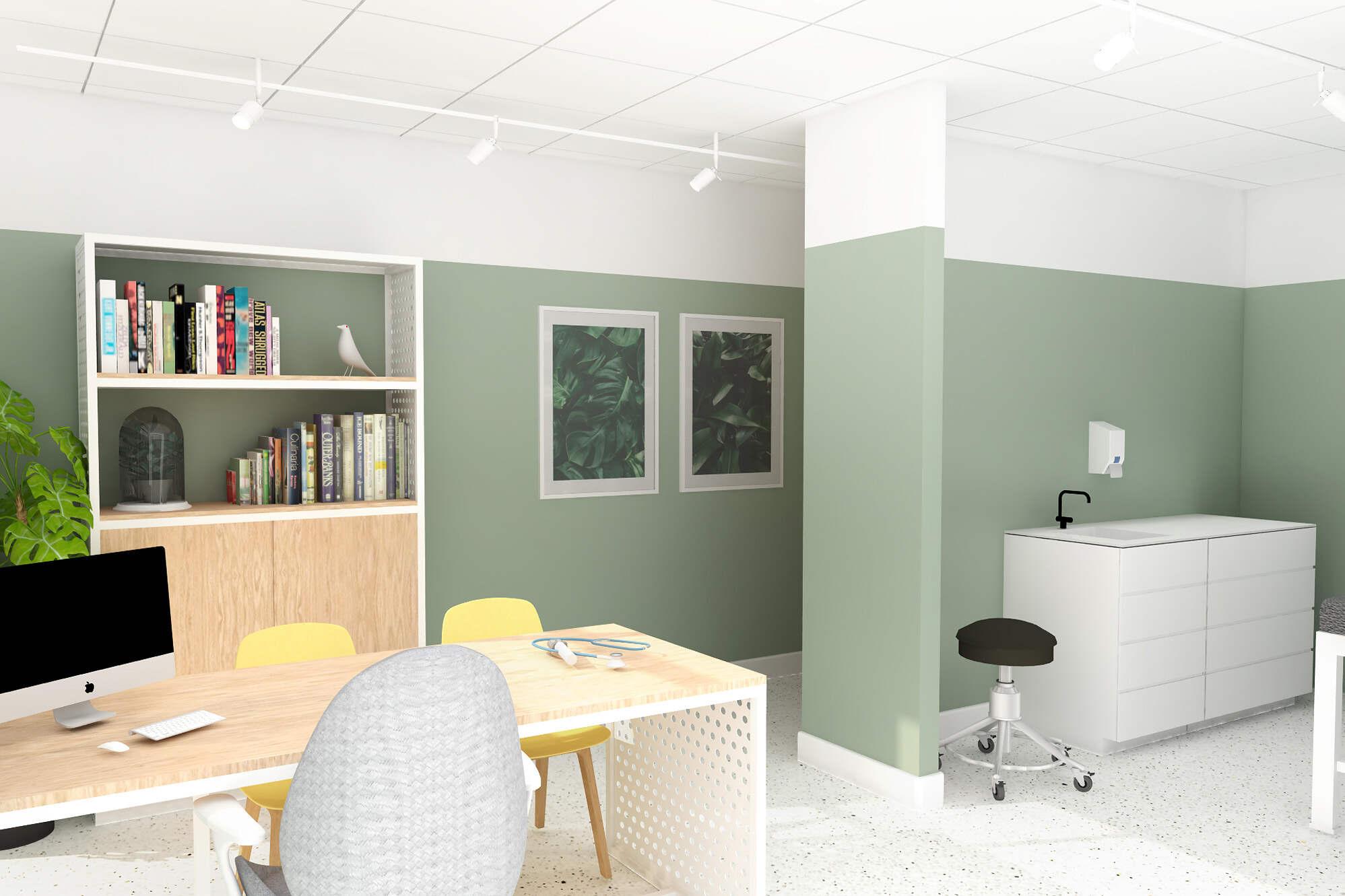 Huisartsenpraktijk inrichtingsadvies. Hoe praktijk in te richten.