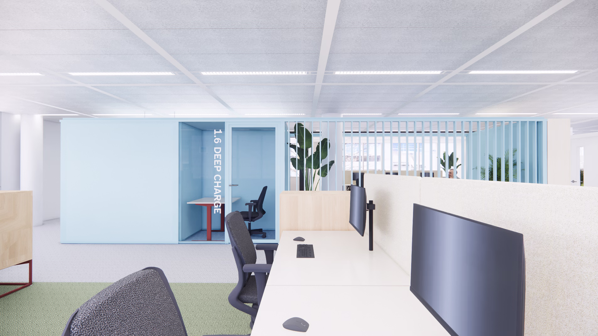 Kantoor inrichting in Den Haag met ontmoetingsruimte voor aantrekken van talenten